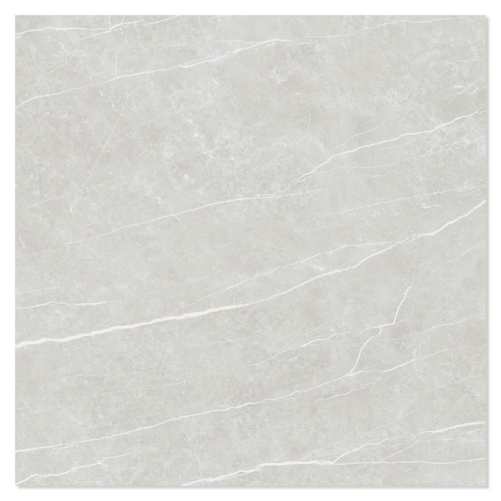 Marmor Gulvflis Prestige Lys Grå Matt 90x90 cm